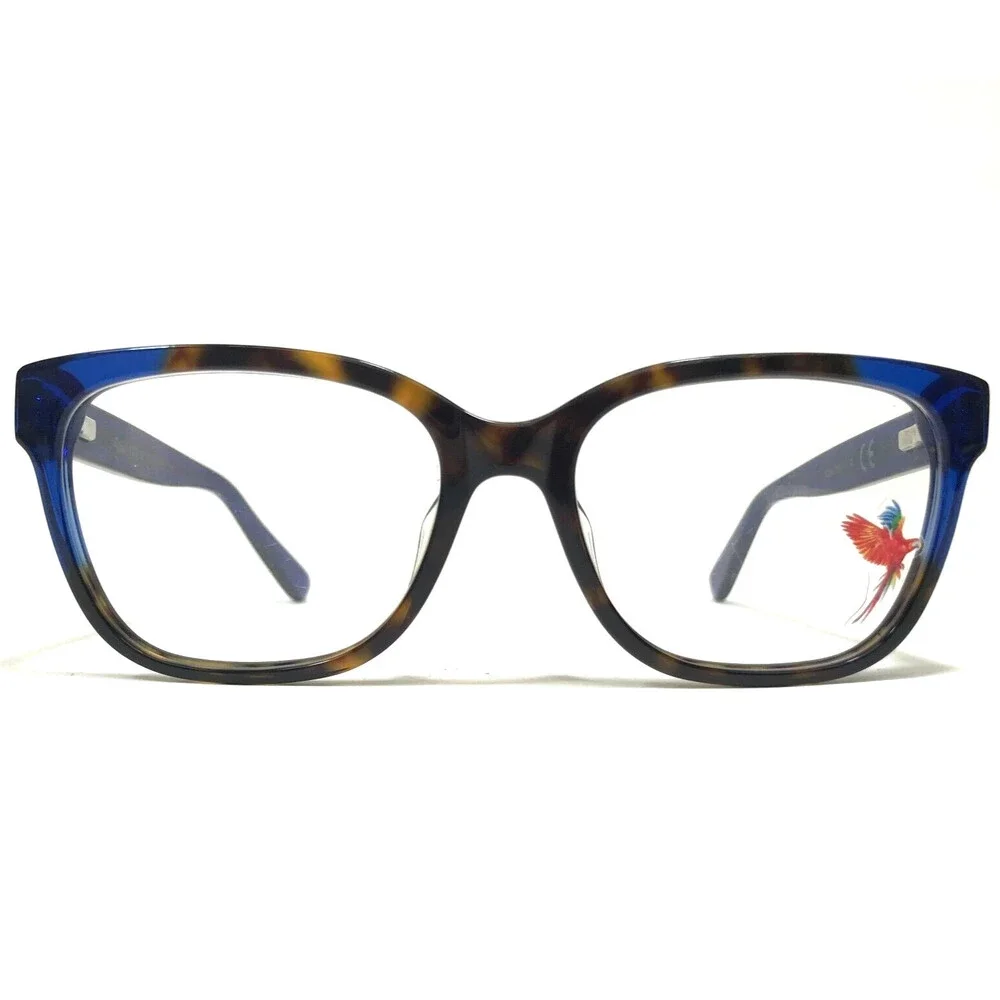 Maui Jim Eyeglasses Frames MJ2402-68PF Tortoise Blue Cat Eye Full Rim 52-18-140